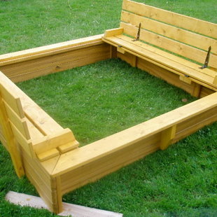 Smilšu kaste jautrām rotaļām